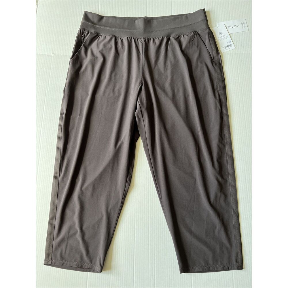 Athleta Sz 20 Nolita Slim Tapered Crop Pull On Athletic Pants Plus NWT